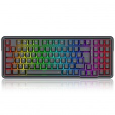 Teclado Gamer Mecânico Redragon Gloria, RGB, USB, Switch Brown, ABNT2, 98%, Preto, K664-RGB (PT-BROWN)