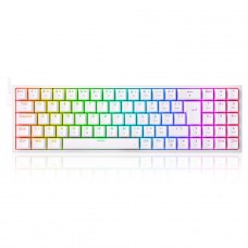 Teclado Gamer Mecânico Redragon Pollux, RGB, Switch Blue, ABNT2, White, K628-RGB-W (PT-BLUE)
