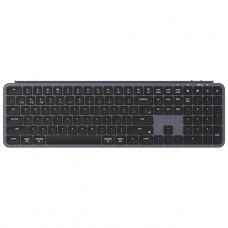 Teclado Keychron B6 Pro Ultra-Slim, Wireless/Bluetooth, Low Profile, ANSI, Preto, B6P-K1