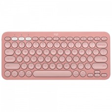 Teclado Logitech Pebble Keys 2 K380s, Sem Fio, US, Easy-Switch, Rosa, 920-011791