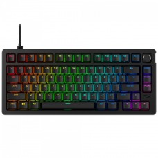 Teclado Mecânico Gamer HyperX Alloy Rise 75%, RGB, Switch HyperX Red, BR, Preto, 7G7A4AA#AC4 - Open Box