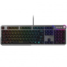 Teclado Mecânico Gamer MSI Strike 600, RGB, ANSI, Switch Kailh Silente, Cinza e Preto