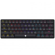 Teclado Mecânico Gamer Ninja Black Thorne, Switch Red Low Profile, ABNT2, 60%, Black, GN-KB-BTRD60BRUAB