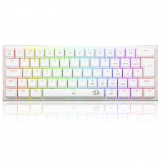 Teclado Mecânico Gamer Redragon Anivia Lunar White, RGB, Low-Profile, Switch Brown, ABNT2, Branco, K614W-RGB (PT-BROWN)