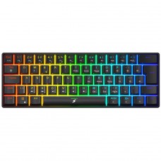 Teclado Mecânico Gamer SuperFrame Player, RGB, 60%, Switch Red, USB, ABNT2, Preto, SF-KB-PLRD60BRUAB