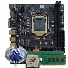 Kit Upgrade, Intel Core i7 3770, Placa Mãe Chipset H61, Memória 16GB DDR3, Cooler