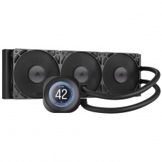 Water Cooler Corsair Nautilus RS, 360mm, Display LCD, PWM, Intel-AMD, Preto, CW-9061033-WW