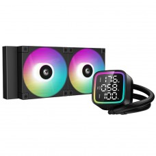 Water Cooler Deepcool LD240, ARGB, 240mm, Intel-AMD, Black, R-LD240-BKMSN-G-1 - Open Box