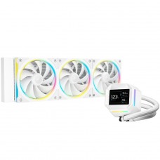 Water Cooler Deepcool LM360 WH, ARGB, 360mm, Display LCD IPS, Intel-AMD, Branco, R-LM360-WHDMMC-1