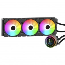 Water Cooler Duex ORB Display, 360mm, ARGB, Display Digital, Intel-AMD, PWM, Preto, DXWC360ORB