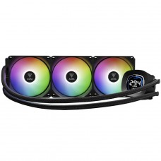Water Cooler Gamdias Aura GL 360 Digital, 360mm, ARGB, Intel/AMD, Preto