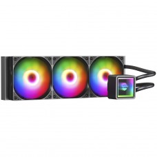 Water Cooler Gamer Ninja Yuki, ARGB, 360mm, Intel-AMD, Controladora, Black, GN-WC-YK360RB