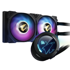Water Cooler Gigabyte Aorus Waterforce X, ARGB, 240mm, Black, Intel-AMD