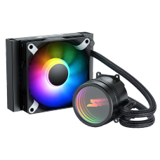Water Cooler SuperFrame ISENGARD, ARGB, 120mm, Intel-AMD, Controladora, Black, SF-W120