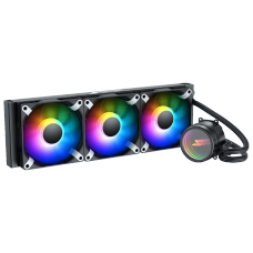 Water Cooler SuperFrame ISENGARD, ARGB, 360mm, Intel-AMD, Controladora, Black, SF-W360