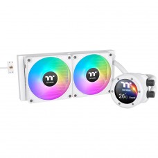 Water Cooler Thermaltake TH240 V2 Ultra EX Snow, ARGB, Display LCD, 240mm, Intel-AMD, Branco, CL-W425-PL12SW-A - Open Box