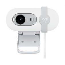 Webcam Logitech Brio 100, Full HD 1080p, 30 FPS, USB, Branco, 960-001615