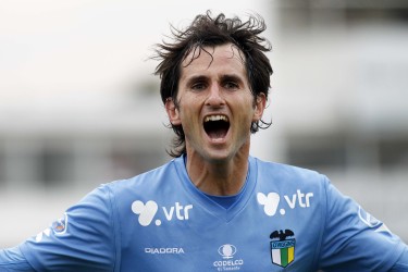 Pablo Calandria anotó el último gol en la victoria ante Palestino.