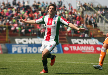 Diego Chaves marcó uno de los tantos de la victoria de Palestino ante Cobreloa.