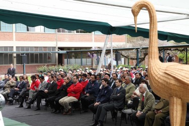 Las autoridades destacaron la importancia de la formación de la escuela agrícola.