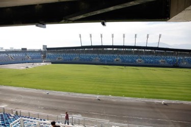 Panorámica de la cancha y tribuna Andes.