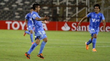 Alejandro López celebrando su último gol en el primer semestre del año.