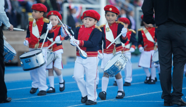  La banda instrumental de párvulo se robó los aplausos.