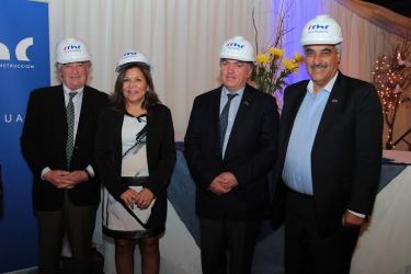 1.Nueva Mesa Directiva Regional CChC Rancagua: René Carvajal, Mirta Cerón, Gonzalo Díaz y Nibaldo Rodríguez.