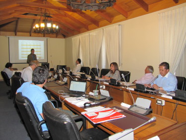 El director regional del INIA invitó a la comisión del Core a sesionar en las dependencias de su Centro Experimental Hidango, ubicado en Litueche, para que conozcan los proyectos de investigación que se están realizando.