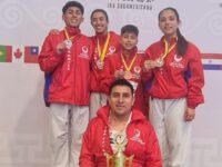El grupo estuvo encabezado por el sensei Víctor Maripangui Ramírez, quien dirigió a sus alumnos en el torneo y también participó en la categoría senior.