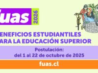 El Ministerio de Educación informó que el Formulario Único de Acreditación Socioeconómica (FUAS), se encontrará disponible en esa fecha ingresando a fuas.cl.