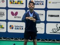 Gran actuación en el tenis de mesa. 
