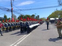 Las altas temperaturas no amilanaron el despliegue de instituciones civiles y militares