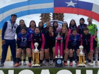 Campeonas en la categoría Sub 13.