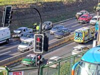 Carabineros permanece en el lugar del siniestro, específicamente en la Ruta Travesía dirección Sur, al llegar al paso nivel de Las Torres.