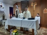 La eucaristía fue presidida por el fray Danilo Yáñez Ossandón, acompañado por el diácono Fernando Pardo Castro.