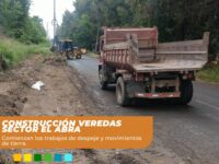 Comenzaron las labores de despeje y movimiento de tierras.