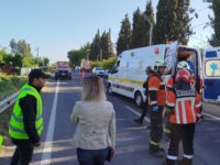 Fueron trasladados en ambulancia hasta el Cesfam de la comuna.