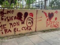 La administración comunal adjuntó imágenes de quienes serían presuntamente los responsables.