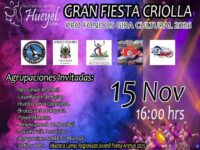 La actividad, organizada por la Fraternidad Artística y Folclórica Hueyel, busca reunir fondos para la Gira Cultural 2026, y contará con la participación de destacadas agrupaciones folclóricas de la región.