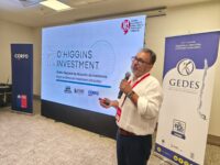  Marco Zepeda Figueroa, director del Programa de Atracción de Inversiones O'Higgins, da cuenta de las potencialidades de la región en esta materia y cómo se está promoviendo esto en Santiago con jornadas con inversionistas, bajo el alero del gobierno Regional y Corfo.