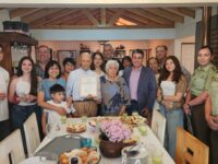 Rodeado de su familia, autoridades locales y una delegación de Carabineros, el sargento primero (R) Dagoberto Echeverría Lavín celebró 107 años de vida en la localidad de Codegua.