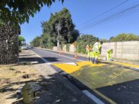 Primeros “lomos de toro” ya fueron habilitados frente al local “Donde Carrasco”.