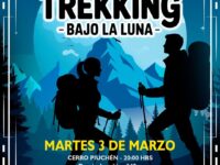 La actividad gratuita se realizará este martes 3 de marzo a las 20:00 horas y contempla un recorrido guiado de 5 kilómetros, con 340 metros de desnivel positivo, en uno de los miradores naturales del Valle del Cachapoal.
