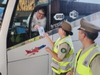 Incluyeron una revisión de la documentación tanto de los choferes como de las máquinas.