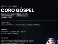 La convocatoria, impulsada por la Corporación de la Cultura y las Artes de la Ilustre Municipalidad de Rancagua, está dirigida a cantantes entre 18 y 50 años que deseen formar parte de uno de los elencos estables de la ciudad.