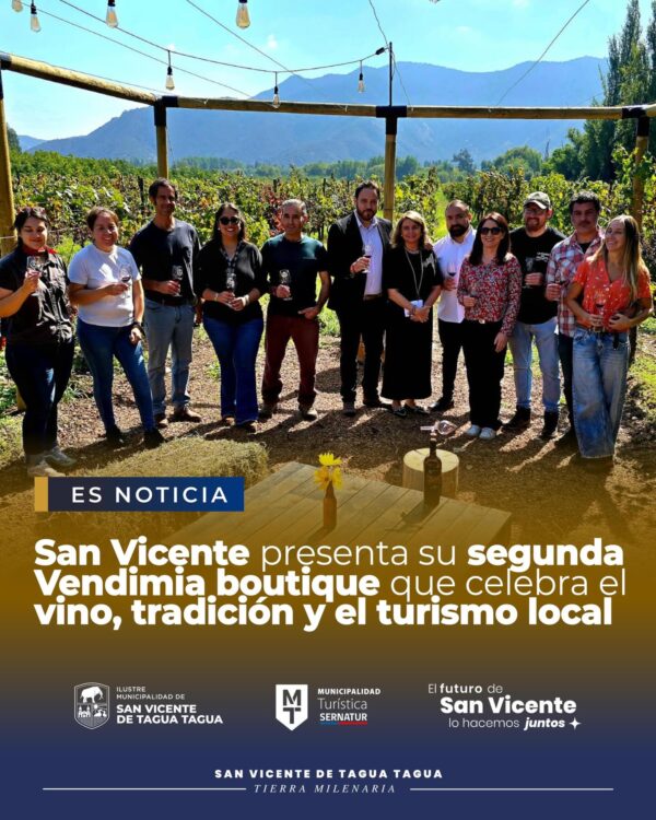 San Vicente lanza segunda versión de su vendimia para potenciar el enoturismo local