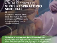 La campaña está dirigida a niños y niñas nacidos desde el 1 de octubre de 2025, con el objetivo de prevenir cuadros graves durante la temporada de mayor circulación viral.