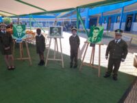 La actividad incluyó intervenciones protocolares y momentos de reconocimiento a la labor que cumple la institución policial en el territorio.