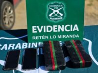 La sustancia ilícita que poseían fue avaluada en cerca de 4 millones de pesos.